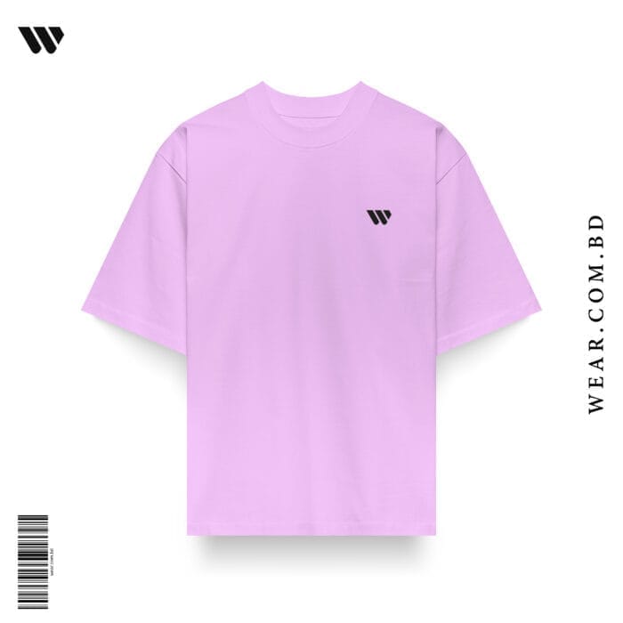 pink oversized t-shirt