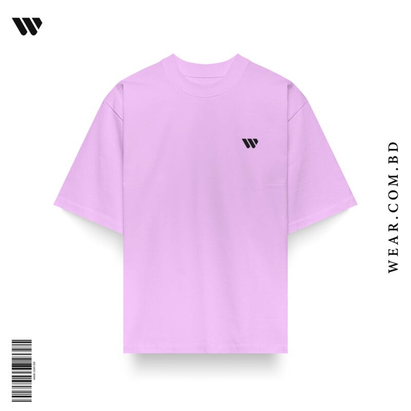 pink oversized t-shirt