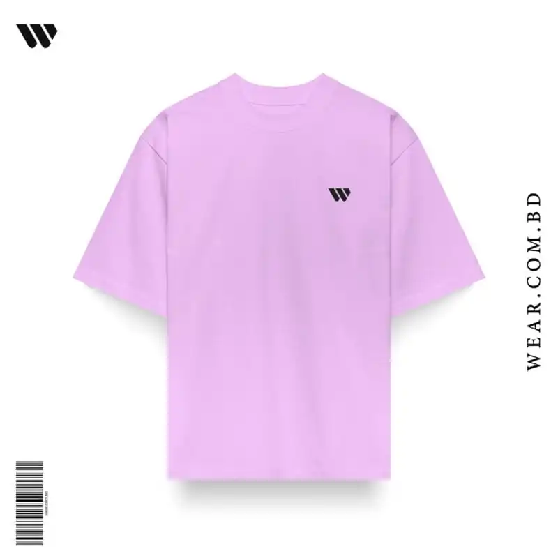 pink oversized t-shirt