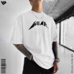 Premium Oversized White T-Shirt – Signature "WEAR"