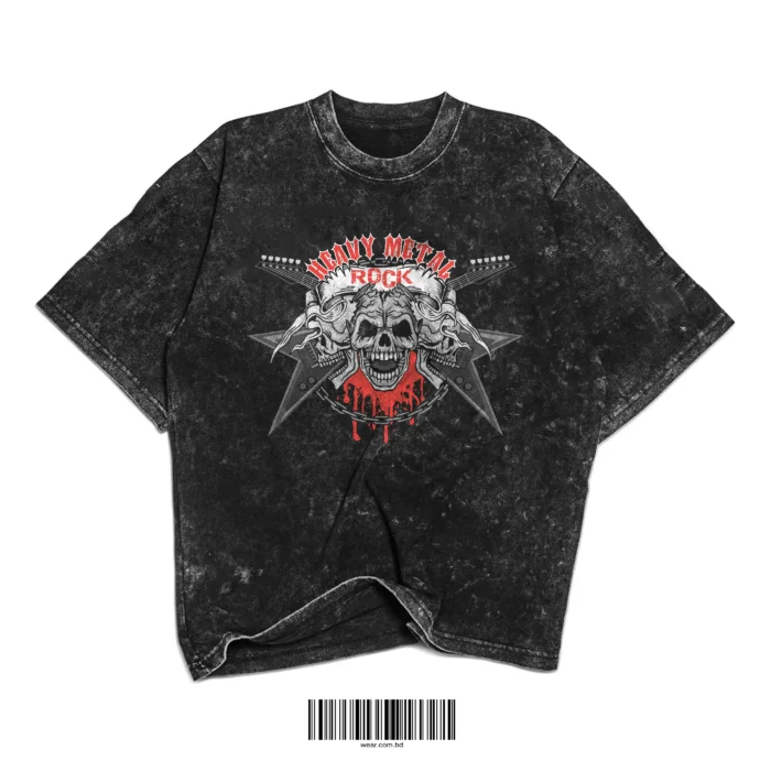Acid-Wash Oversized T-Shirt - Image 1