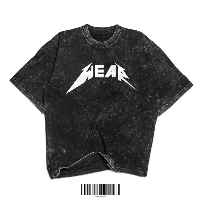 Acid-Wash Oversized T-Shirt - Image 1