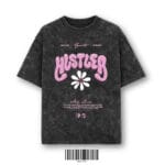 Oversized Washed T-Shirt – Hustler