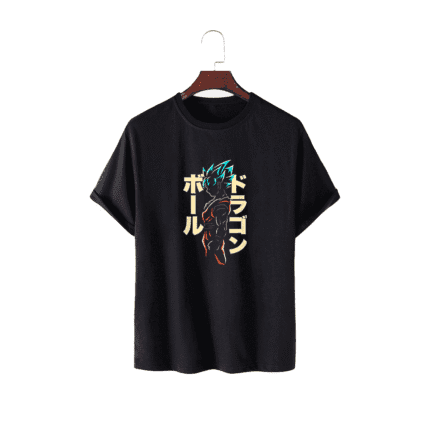 Goku Anime Cotton T-Shirt – Dragon Ball Inspired Design