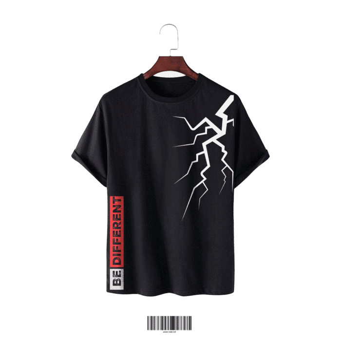 Be Different Black T-Shirt - Image 1