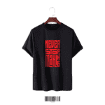 Black Cotton T-Shirt – “NEVER STOP MAKING”