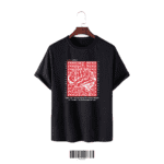 Black Cotton T-Shirt – “POSITIVE MIND”