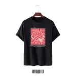 Black Cotton T-Shirt – “POSITIVE MIND”
