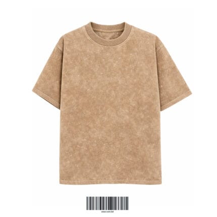 Beige Washed Oversized T-Shirt