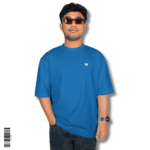 Wear Signature Oversized Tee - Mid Blue