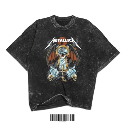 Metallica Oversized Washed T-Shirt