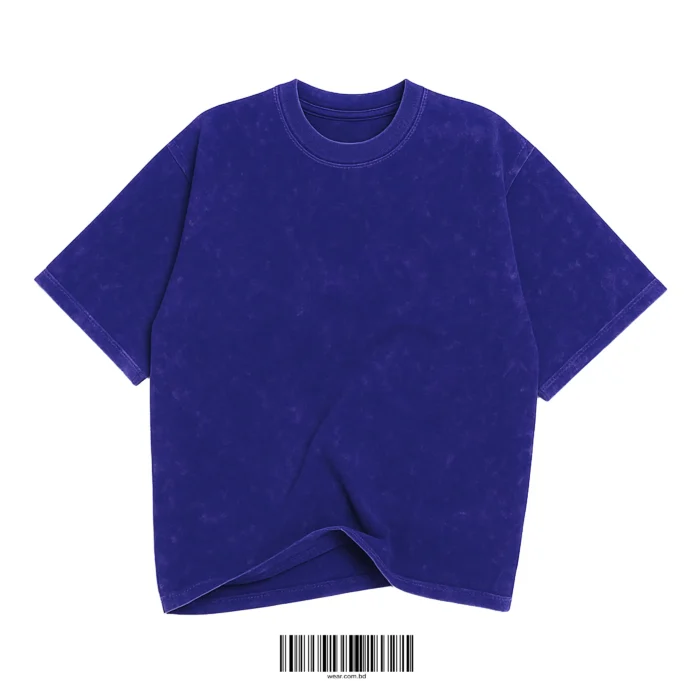 Purple Washed Oversized T-Shirt - Image 1