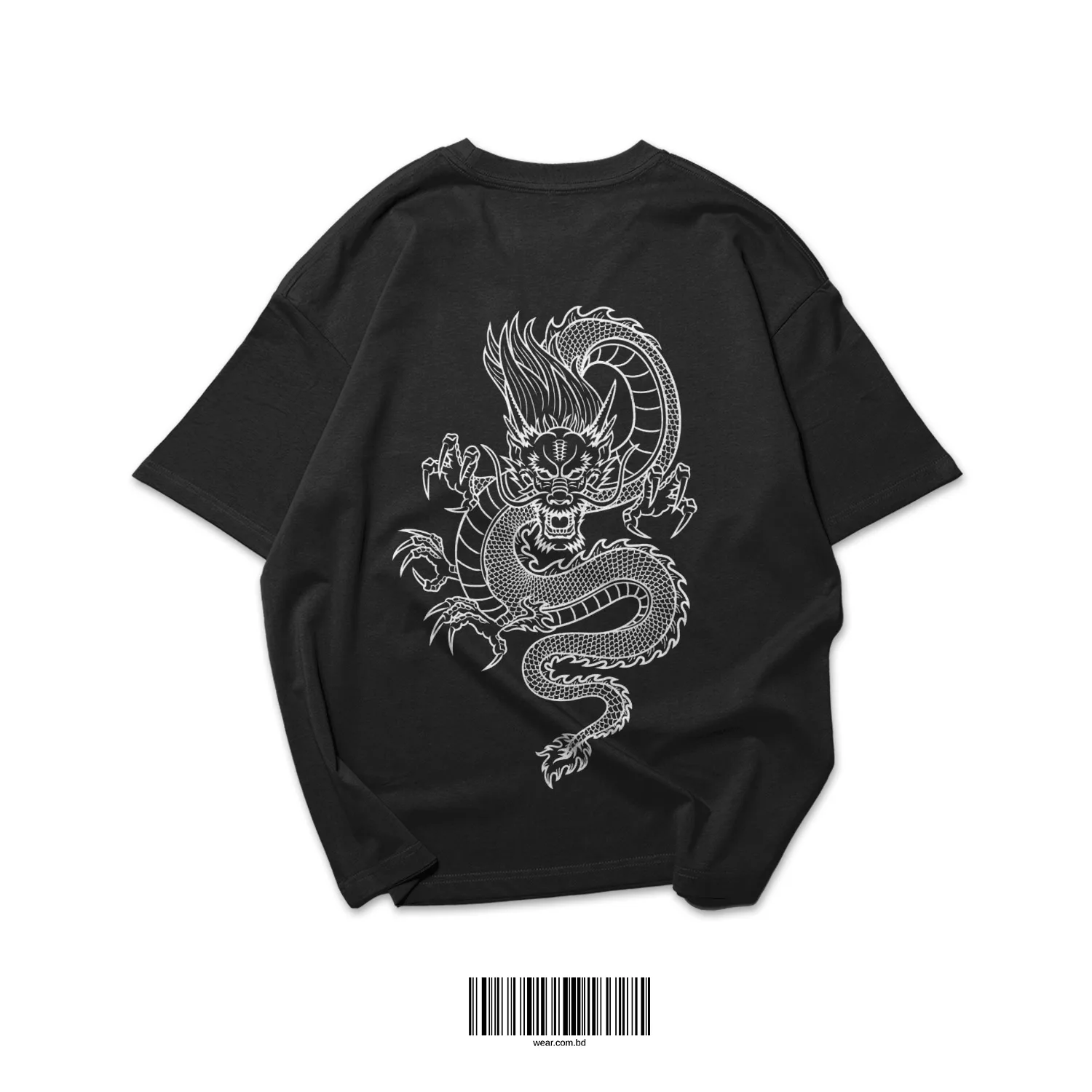 Black Dragon Oversized T-Shirt - Image 2