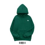 Men's Premium Cotton Fleece Hoodie - Deep Forest Green
