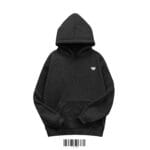 Men's Premium Cotton Fleece Hoodie - Classic Black