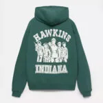 Stranger Things Hawkins Indiana Premium Hoodie