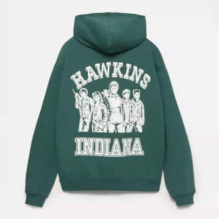 Stranger Things Hawkins Indiana Premium Hoodie