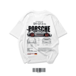Porsche 911 GT3 RS Oversized T-Shirt – White