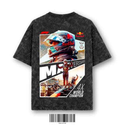 Acid Wash Champion Racing Edition Oversized T-Shirt