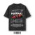 Acid wash racing blueprint oversized t-shirt back print 230 gsm