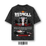 Acid Wash Grand Prix Racing Edition Oversized T-Shirt