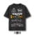 Acid wash racing blueprint oversized t-shirt back print 230 gsm cotton