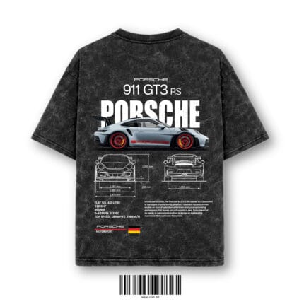 Porsche 911 GT3 RS Acid Wash T-Shirt