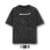 Acid wash black racing inspired oversized t-shirt front design