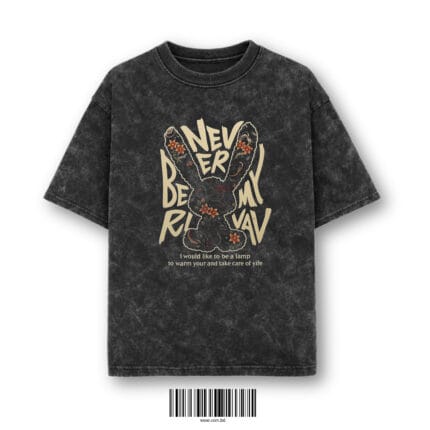 Never Be My Rival Acid Wash T-Shirt