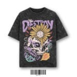 Still Destroy Chaos Forever Oversized Washed T-shirt