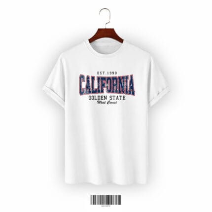 Premium Regular Fit California Golden State T-Shirt
