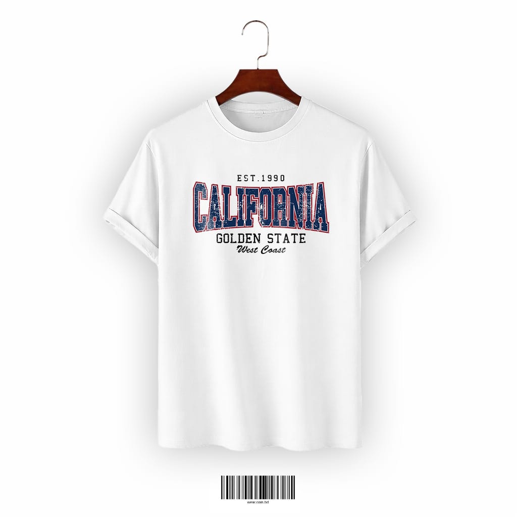 Premium Regular Fit California Golden State T-Shirt Premium Regular Fit California Golden State T-Shirt - Image 1