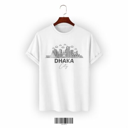 Premium Regular T-Shirt – Dhaka City Skyline