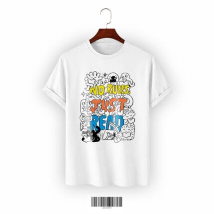 Premium Regular T-Shirt – No Rules Just Read