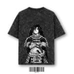 Acid Wash Oversized T-Shirt - Madara