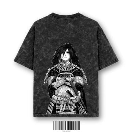 Acid Wash Oversized T-Shirt - Madara
