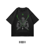 blade master oversized tee black sword graphic streetwear WEAR