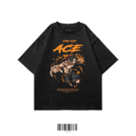 portgas d ace oversized t-shirt black fire fist anime WEAR