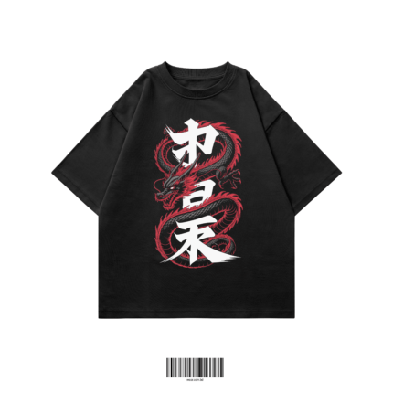 Ryū Oversized Tee – Graphic Edition