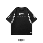 shooting star oversized t-shirt black WEAR streetwear