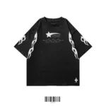shooting star oversized t-shirt black WEAR streetwear