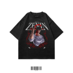 zenin oversized t-shirt black anime graphic WEAR