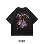zenin oversized t-shirt black anime graphic WEAR
