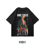 Zoro anime oversized t-shirt black streetwear Bangladesh WEAR