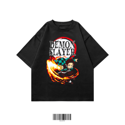 Demon Series Fire Blade Oversized T-Shirt