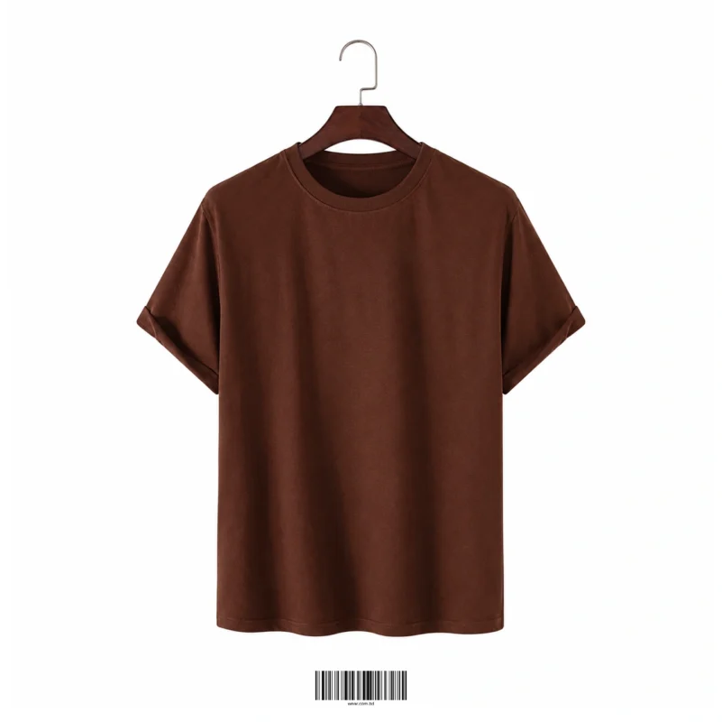 Coffee Brown T-Shirt 175 GSM regular fit by WEAR