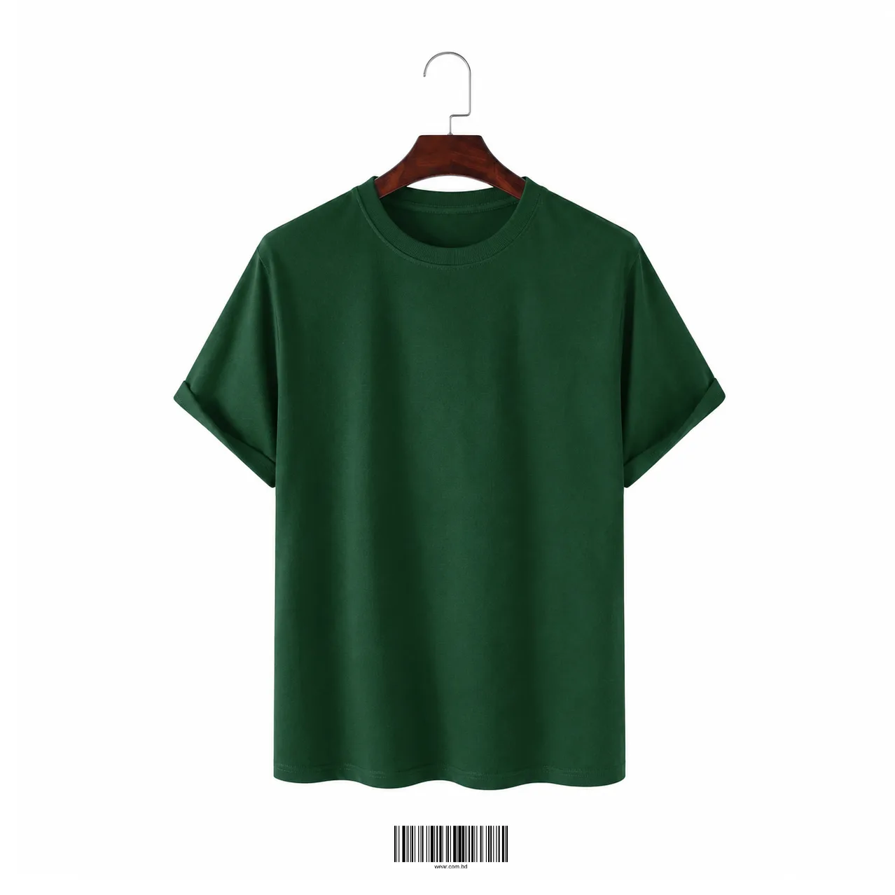 Dark Green T-Shirt 175 GSM regular fit by WEAR