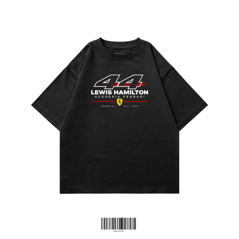 racing legacy oversized drop shoulder graphic t-shirt front