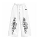 Dragon Script Baggy Sweatpants | Japanese-Inspired Streetwear